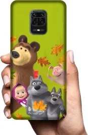 etui-na-xiaomi-redmi-note-9-pro-telefon-wzory-masza-i-niedzwiedz