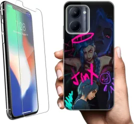 etui-na-realme-c33-telefon-wzory-arcane-szklo