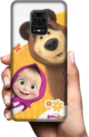 etui-na-xiaomi-redmi-note-9-pro-telefon-wzory-masza-i-niedzwiedz