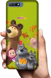 etui-na-huawei-y6-2018-telefon-wzory-masza-i-niedzwiedz