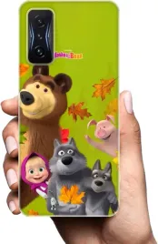 etui-na-xiaomi-poco-f4-gt-telefon-wzory-masza-i-niedzwiedz