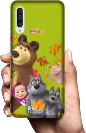etui-na-samsung-galaxy-a50-telefon-wzory-masza-i-niedzwiedz