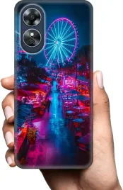 etui-na-oppo-a17-telefon-wzory-neonowe