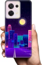 etui-na-oppo-reno8-telefon-wzory-neonowe