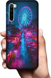 etui-na-xiaomi-redmi-note-8t-telefon-wzory-neonowe