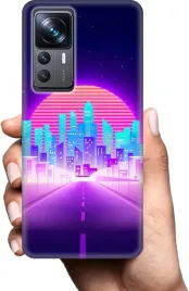 etui-na-xiaomi-12t-pro-telefon-wzory-neonowe