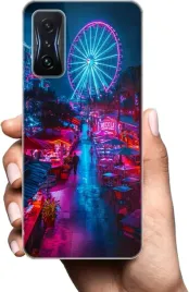 etui-na-xiaomi-poco-f4-gt-telefon-wzory-neonowe