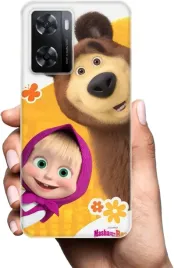etui-na-oppo-a77-4g-telefon-wzory-masza-i-niedzwiedz