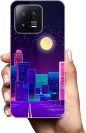 etui-na-xiaomi-13-pro-telefon-wzory-neonowe