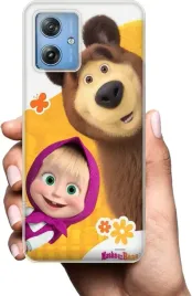 etui-na-motorola-moto-g54-telefon-wzory-masza-i-niedzwiedz