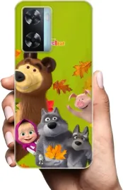 etui-na-oppo-a57s-telefon-wzory-masza-i-niedzwiedz
