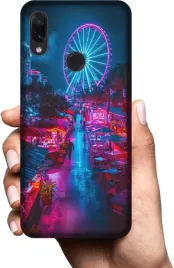 etui-na-xiaomi-redmi-note-7-telefon-wzory-neonowe