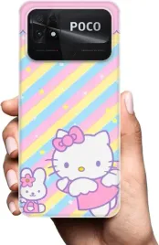 etui-na-xiaomi-poco-c40-telefon-wzory-hello-kitty