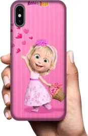 etui-na-apple-iphone-x-telefon-wzory-masza-i-niedzwiedz
