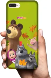 etui-na-apple-iphone-8-plus-telefon-wzory-masza-i-niedzwiedz