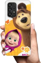 etui-na-samsung-galaxy-a33-5g-telefon-wzory-masza-i-niedzwiedz