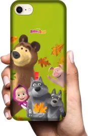 etui-na-apple-iphone-se-2022-telefon-wzory-masza-i-niedzwiedz