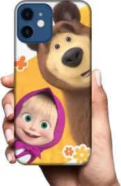 etui-na-apple-iphone-12-mini-telefon-wzory-masza-i-niedzwiedz