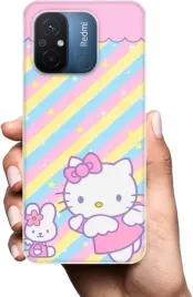 etui-na-xiaomi-redmi-12c-telefon-wzory-hello-kitty