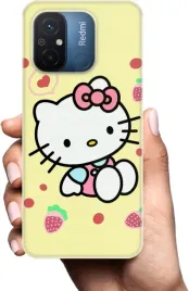 etui-na-xiaomi-redmi-12c-telefon-wzory-hello-kitty