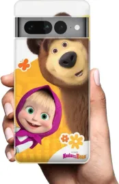 etui-na-google-pixel-7-pro-telefon-wzory-masza-i-niedzwiedz