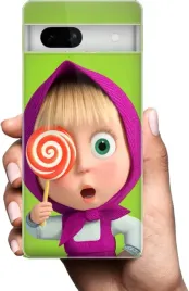 etui-na-google-pixel-7a-telefon-wzory-masza-i-niedzwiedz