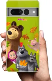 etui-na-google-pixel-7-pro-telefon-wzory-masza-i-niedzwiedz
