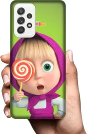 etui-na-samsung-galaxy-a52-telefon-wzory-masza-i-niedzwiedz