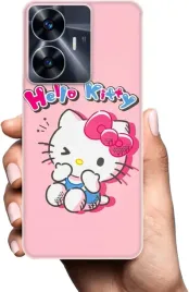 etui-na-realme-c55-telefon-wzory-hello-kitty