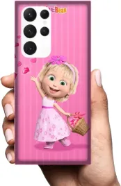 etui-na-samsung-galaxy-s22-ultra-telefon-wzory-masza-i-niedzwiedz