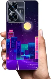 etui-na-realme-c55-telefon-wzory-neonowe