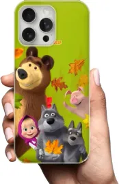 etui-na-apple-iphone-15-pro-telefon-wzory-masza-i-niedzwiedz