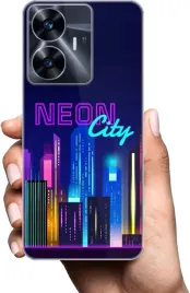 etui-na-realme-c55-telefon-wzory-neonowe