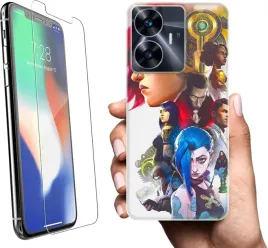 etui-na-realme-c55-telefon-wzory-arcane-szklo