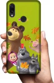 etui-na-xiaomi-redmi-note-7-telefon-wzory-masza-i-niedzwiedz
