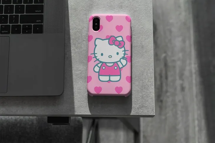 etui-na-google-pixel-7a-telefon-wzory-hello-kitty-stan-nowy