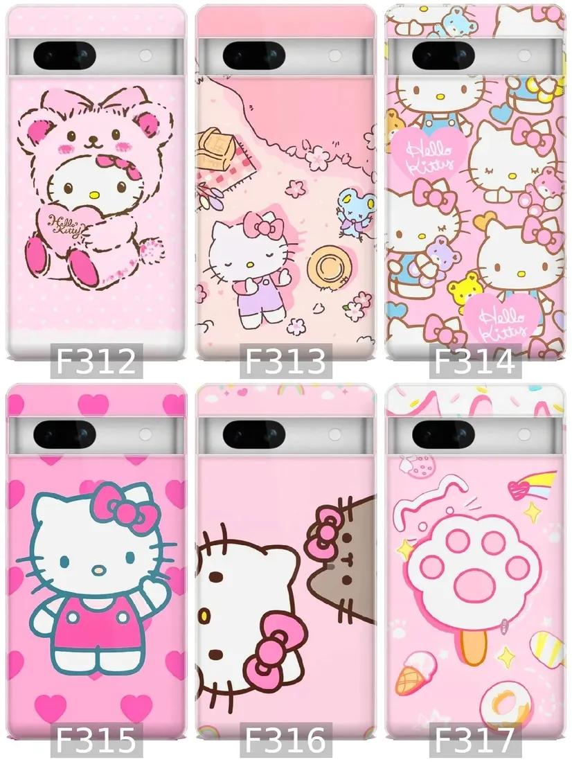 etui-na-google-pixel-7a-telefon-wzory-hello-kitty