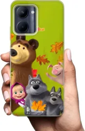 etui-na-realme-c33-telefon-wzory-masza-i-niedzwiedz