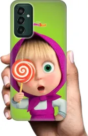 etui-na-samsung-galaxy-m13-telefon-wzory-masza-i-niedzwiedz