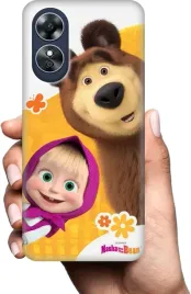 etui-na-oppo-a17-telefon-wzory-masza-i-niedzwiedz