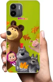 etui-na-xiaomi-redmi-a2-telefon-wzory-masza-i-niedzwiedz