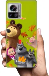 etui-na-motorola-edge-30-ultra-telefon-wzory-masza-i-niedzwiedz