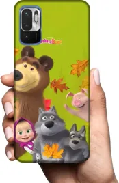 etui-na-xiaomi-redmi-note-10-telefon-wzory-masza-i-niedzwiedz