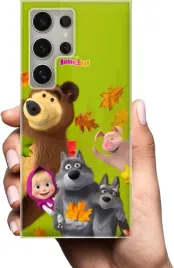 etui-na-samsung-galaxy-s24-ultra-telefon-wzory-masza-i-niedzwiedz