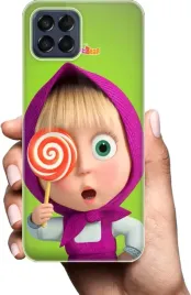 etui-na-samsung-galaxy-m33-5g-telefon-wzory-masza-i-niedzwiedz