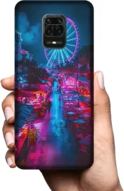 etui-na-xiaomi-redmi-note-9-pro-telefon-wzory-neonowe