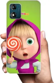 etui-na-motorola-moto-e13-telefon-wzory-masza-i-niedzwiedz