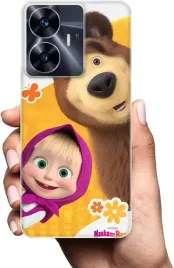 etui-na-realme-c55-telefon-wzory-masza-i-niedzwiedz