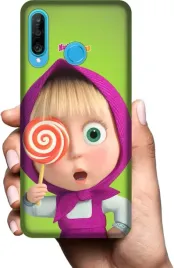etui-na-huawei-p30-lite-telefon-wzory-masza-i-niedzwiedz