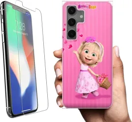 etui-na-samsung-galaxy-s24-telefon-wzory-masza-i-niedzwiedz-szklo